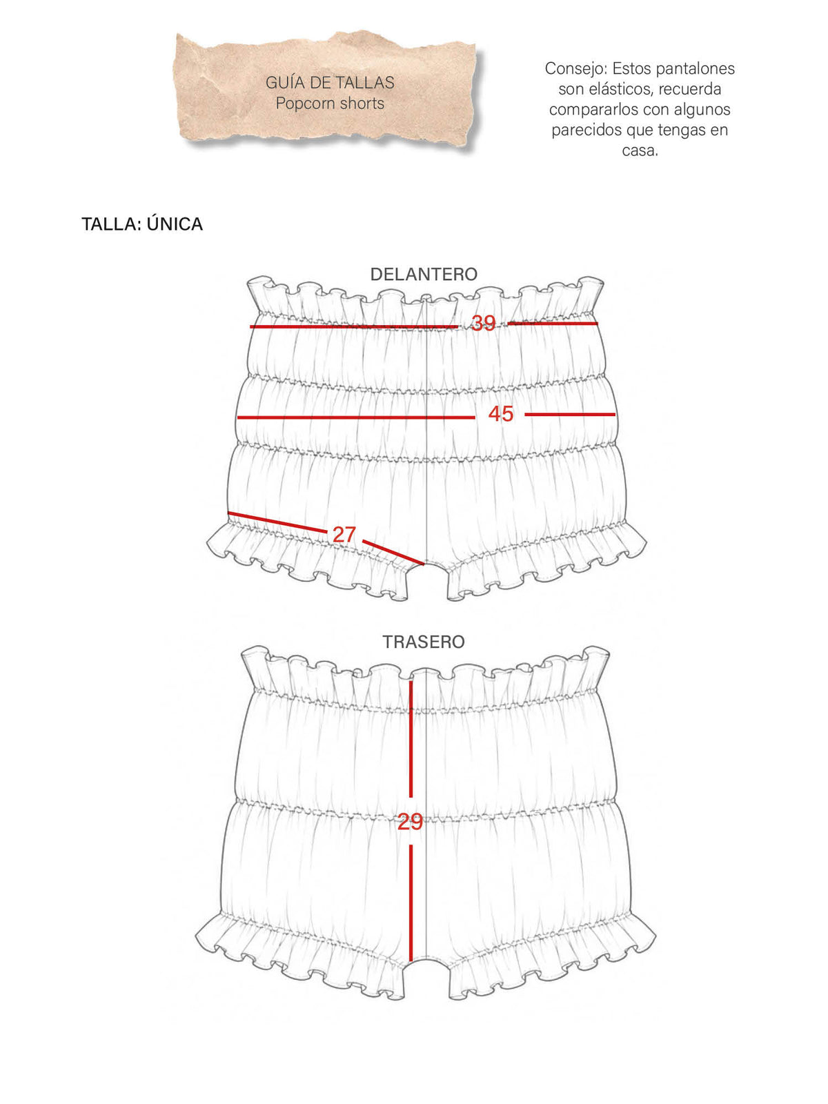 Popcorn shorts